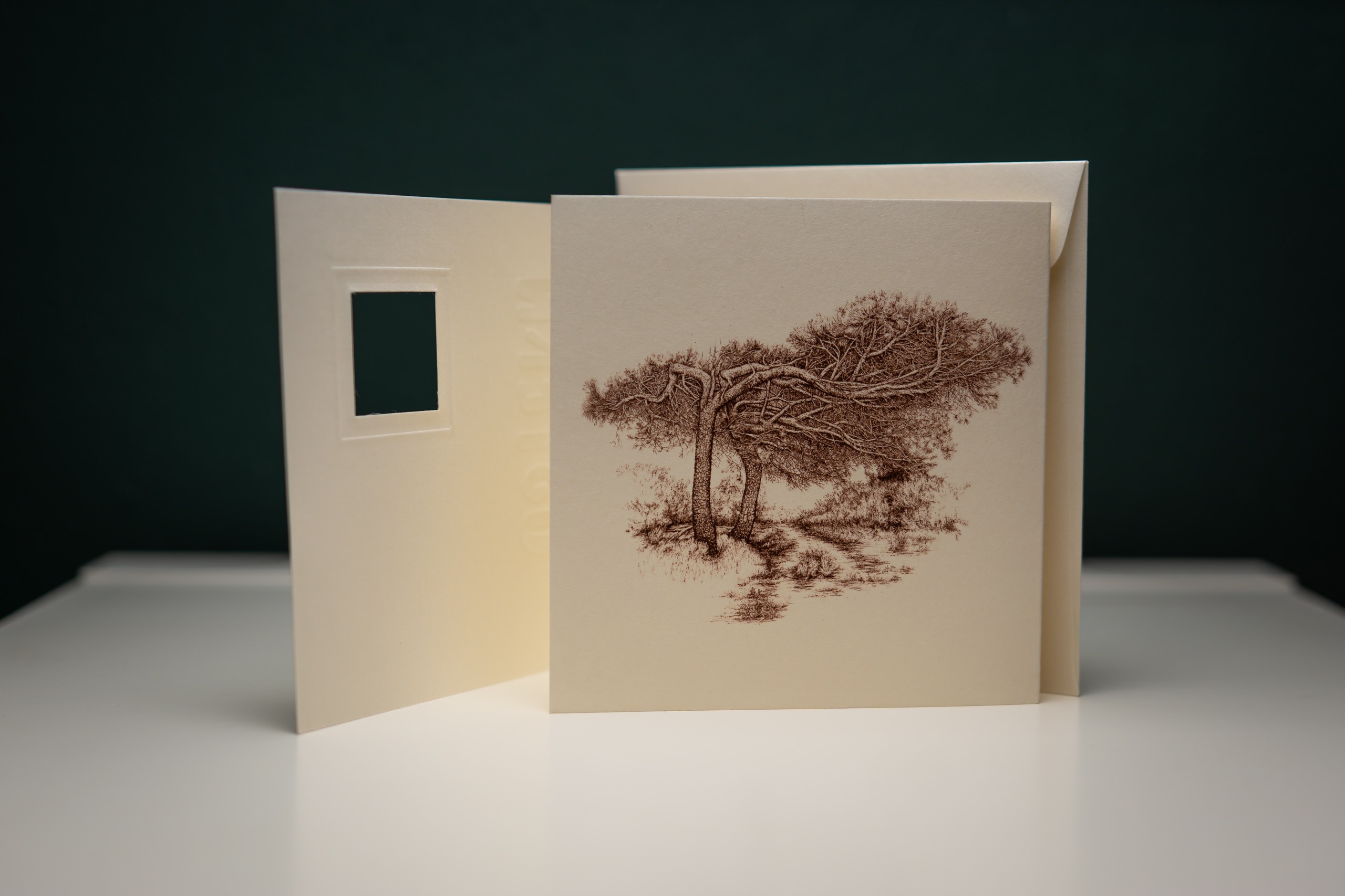 Osterfaltkarte mit Fenster und Wortprägung – Bild 2