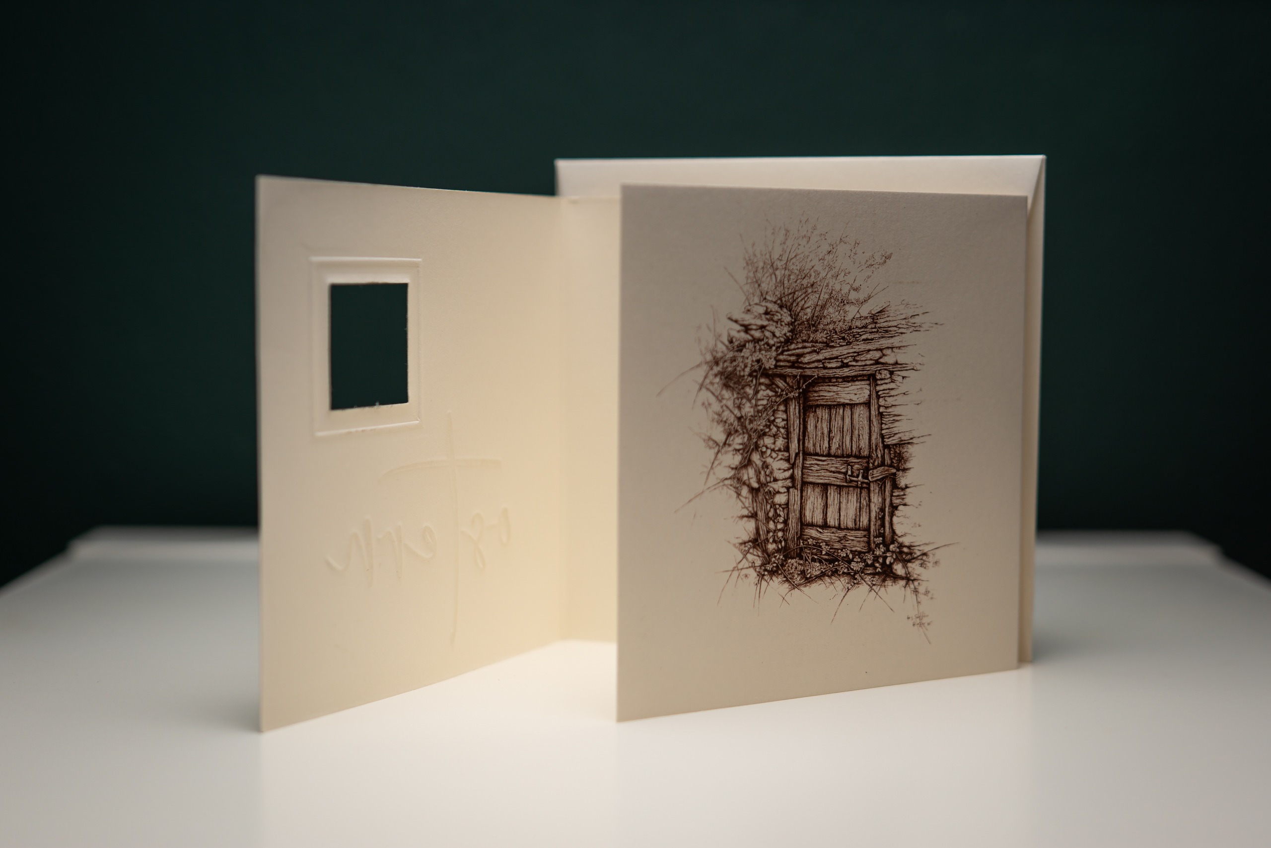 Osterfaltkarte mit Fenster und Wortprägung – Bild 3